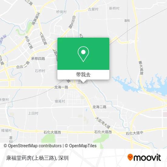 康福堂药房(上杨三路)地图
