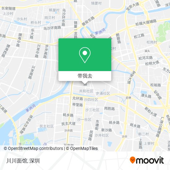 川川面馆地图