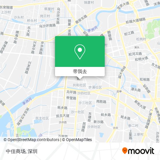 中佳商场地图