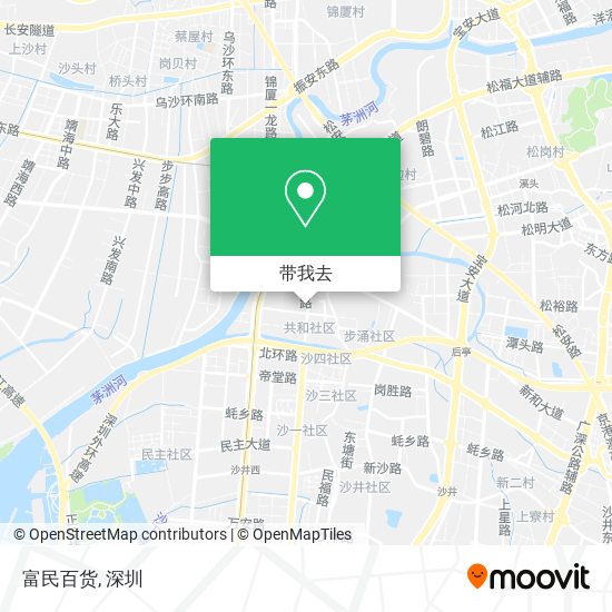 富民百货地图