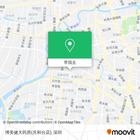 博美健大药房(共和分店)地图