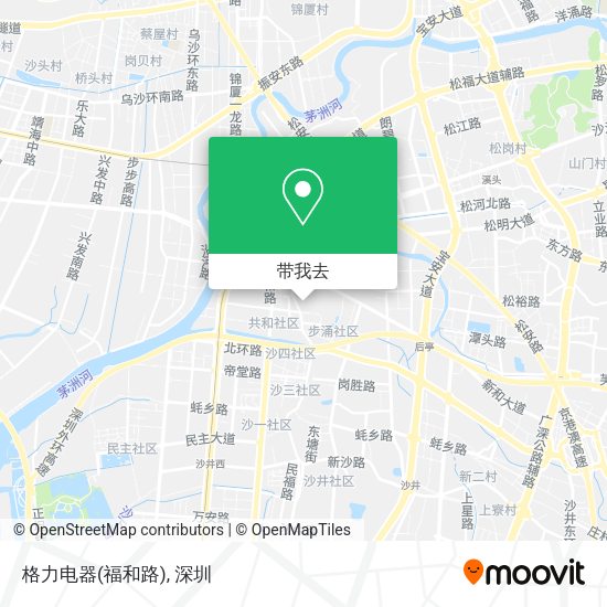 格力电器(福和路)地图
