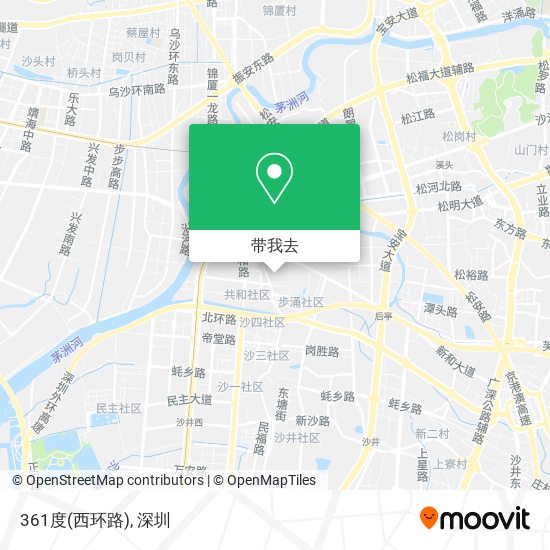 361度(西环路)地图