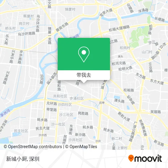 新城小厨地图