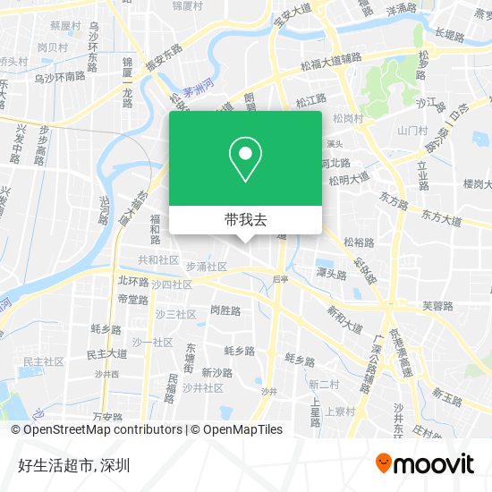 好生活超市地图