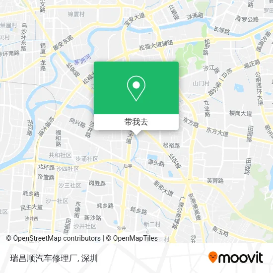 瑞昌顺汽车修理厂地图