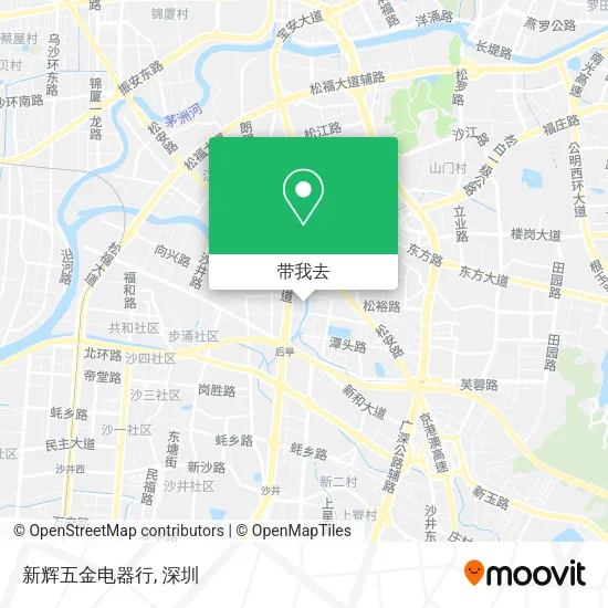 新辉五金电器行地图