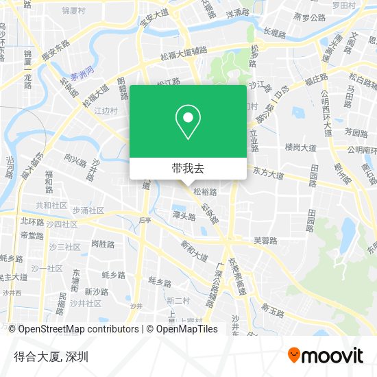 得合大厦地图