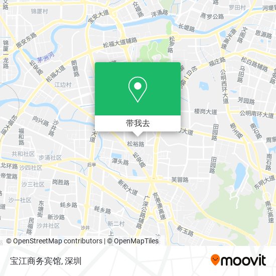 宝江商务宾馆地图
