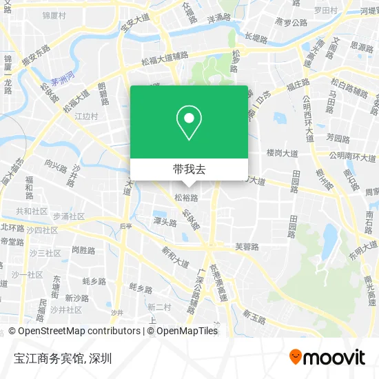宝江商务宾馆地图