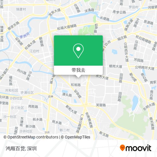 鸿顺百货地图