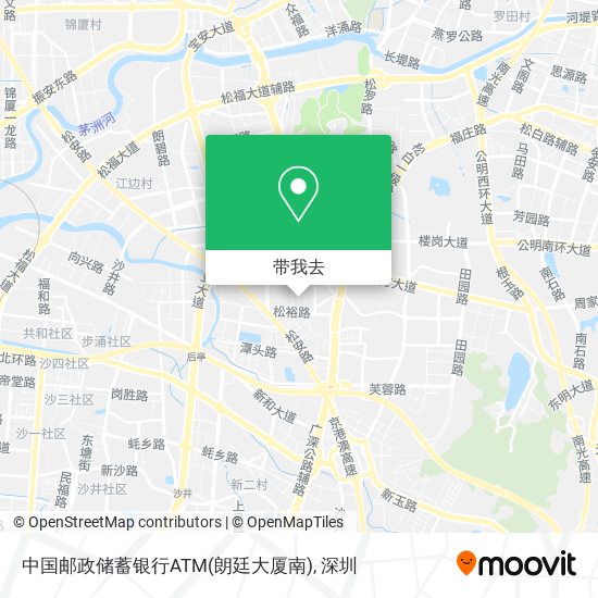 中国邮政储蓄银行ATM(朗廷大厦南)地图