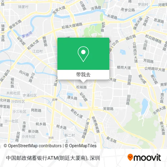 中国邮政储蓄银行ATM(朗廷大厦南)地图