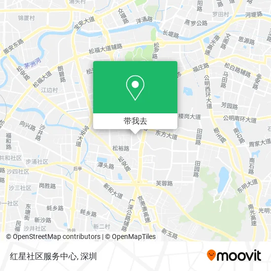 红星社区服务中心地图