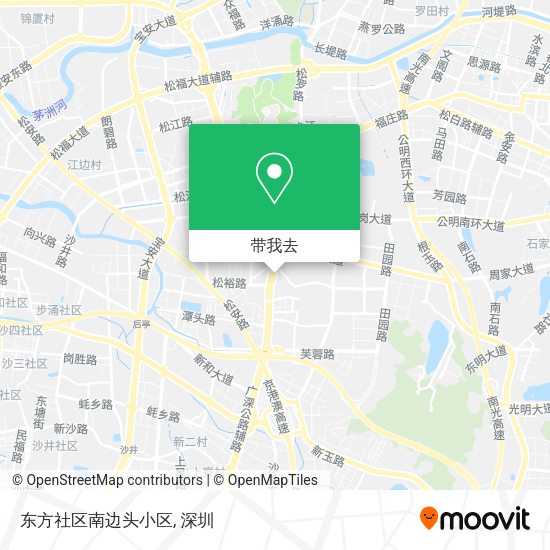 东方社区南边头小区地图