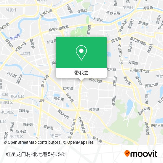 红星龙门村-北七巷5栋地图
