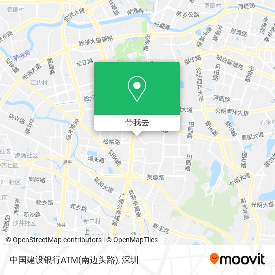 中国建设银行ATM(南边头路)地图