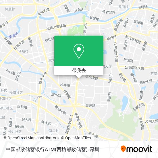 中国邮政储蓄银行ATM(西坊邮政储蓄)地图