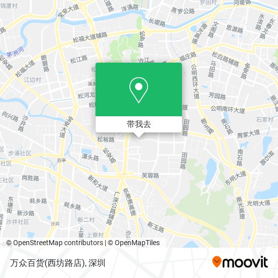 万众百货(西坊路店)地图