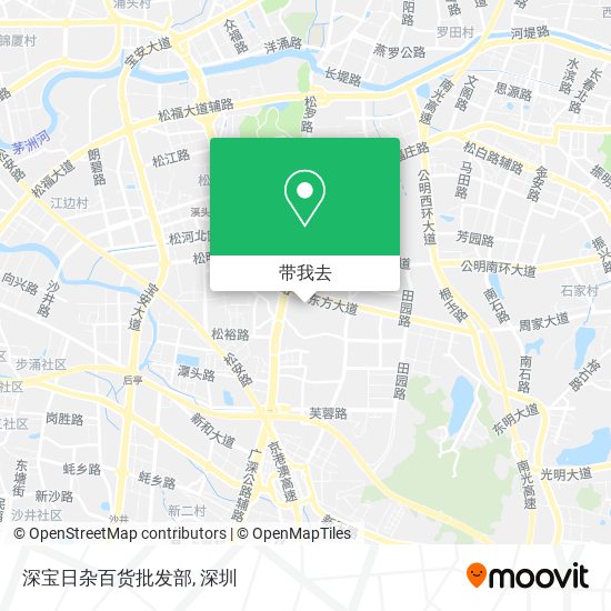 深宝日杂百货批发部地图