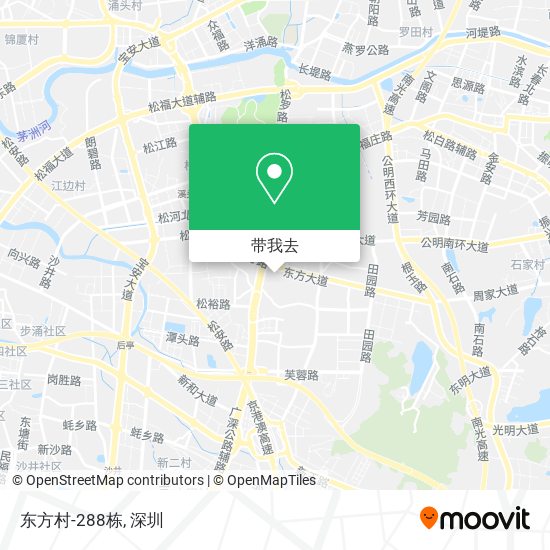 东方村-288栋地图