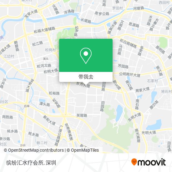 缤纷汇水疗会所地图