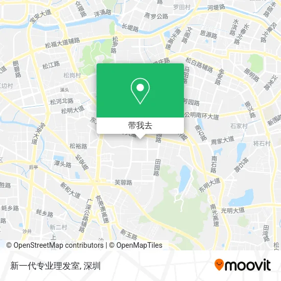 新一代专业理发室地图