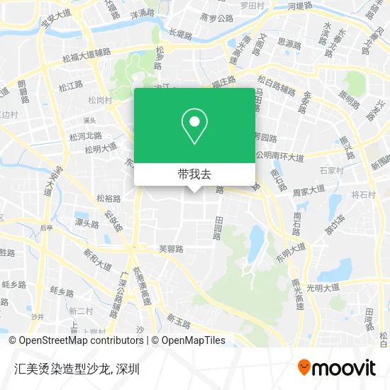 汇美烫染造型沙龙地图