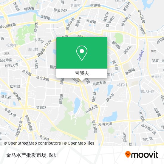金马水产批发市场地图