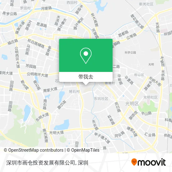 深圳市画仓投资发展有限公司地图