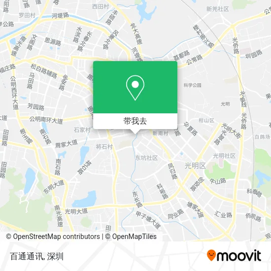 百通通讯地图