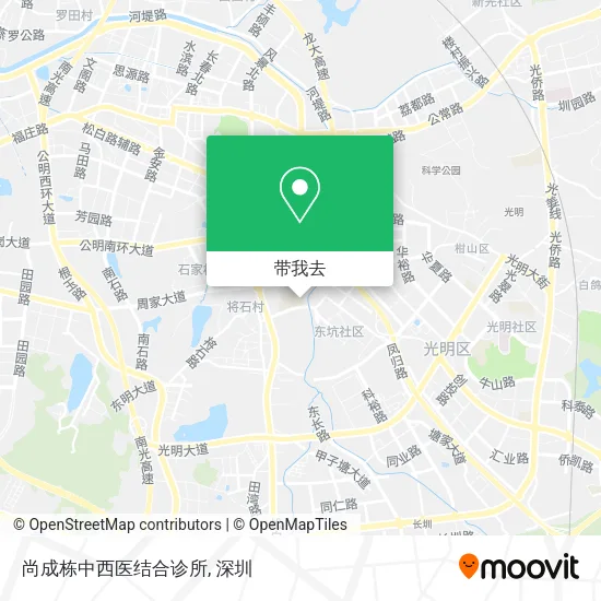 尚成栋中西医结合诊所地图