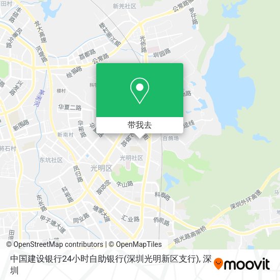 中国建设银行24小时自助银行(深圳光明新区支行)地图