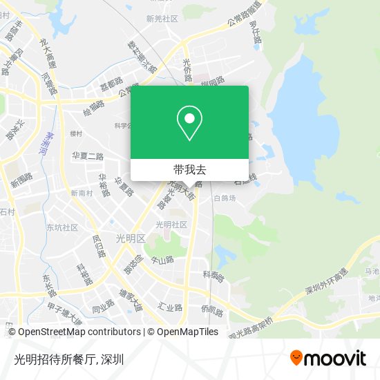 光明招待所餐厅地图