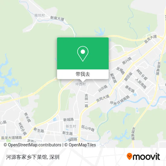 河源客家乡下菜馆地图