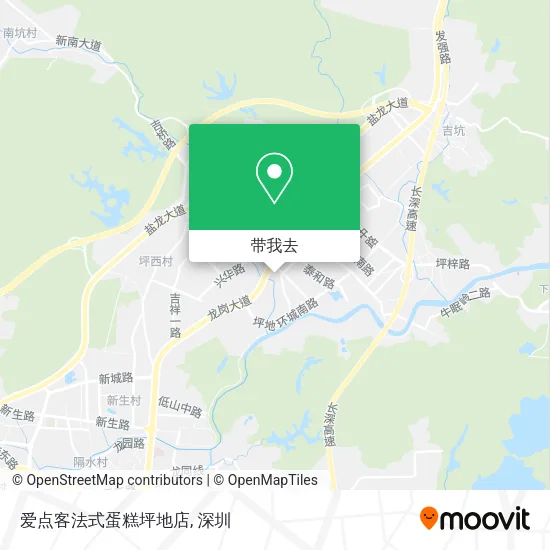 爱点客法式蛋糕坪地店地图