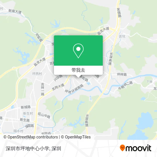 深圳市坪地中心小学地图