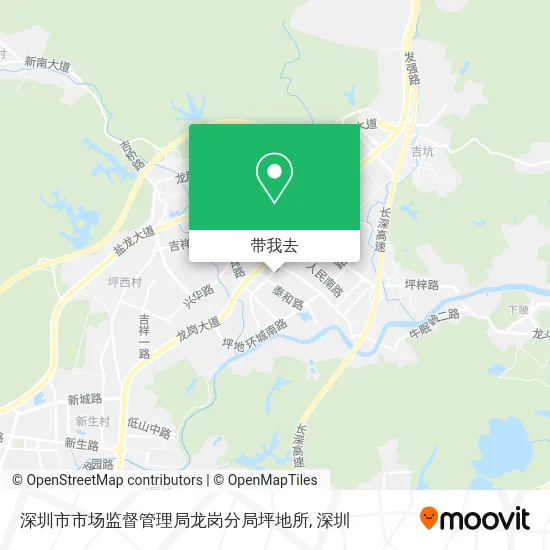 深圳市市场监督管理局龙岗分局坪地所地图