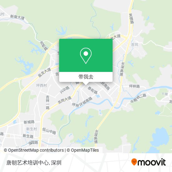 唐朝艺术培训中心地图