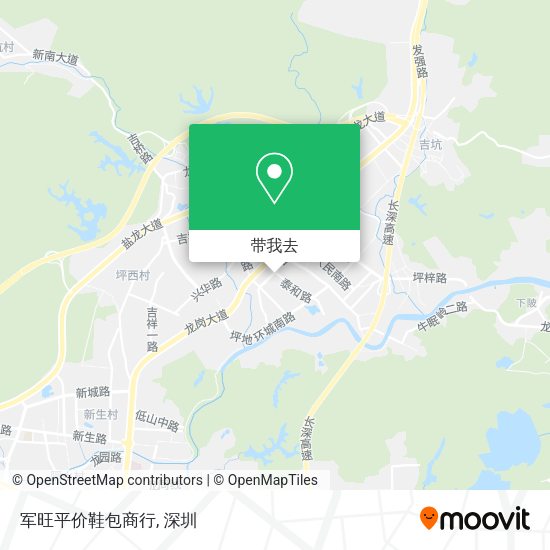军旺平价鞋包商行地图