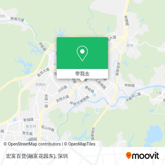 宏富百货(融富花园东)地图