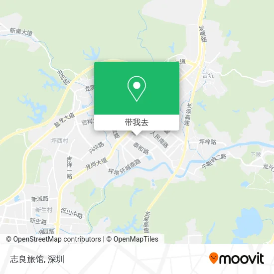 志良旅馆地图
