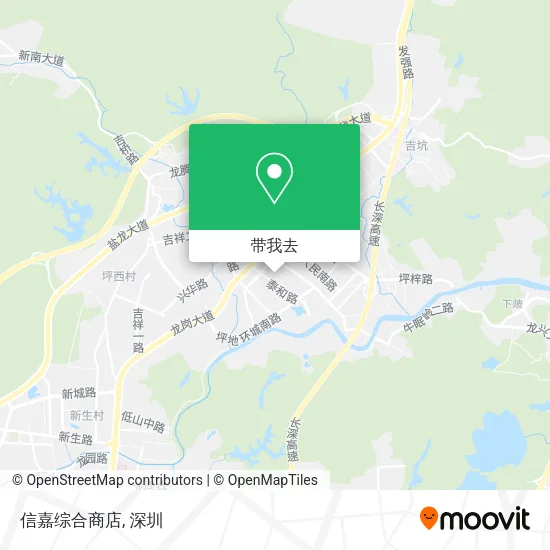 信嘉综合商店地图