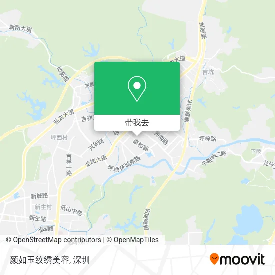 颜如玉纹绣美容地图