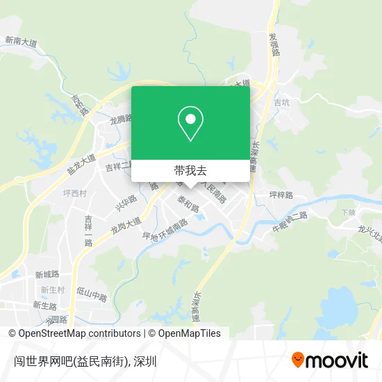 闯世界网吧(益民南街)地图