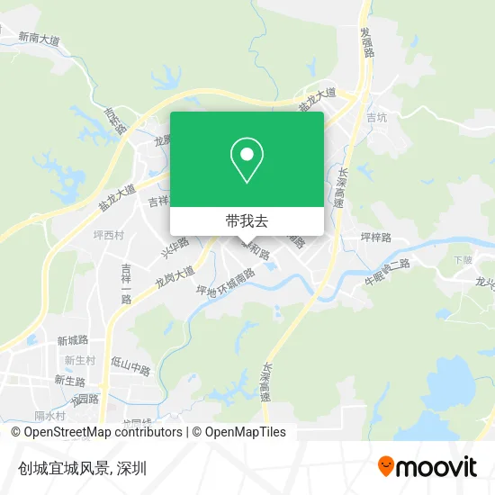 创城宜城风景地图