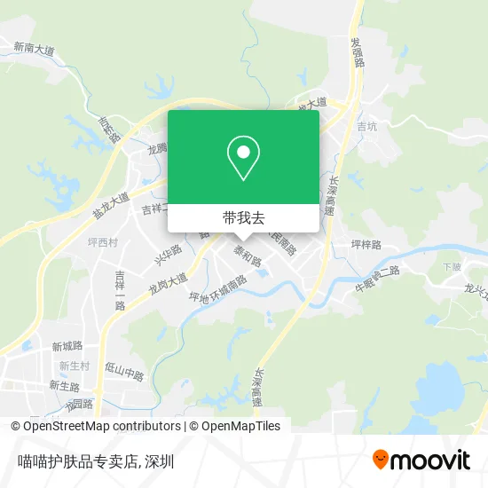 喵喵护肤品专卖店地图