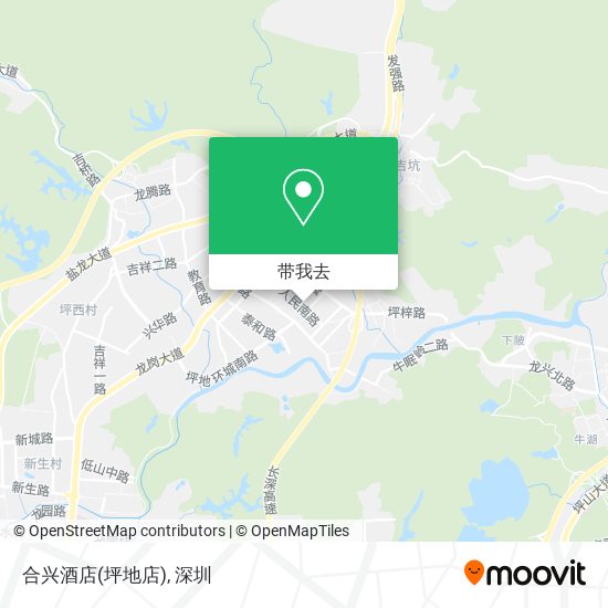 合兴酒店(坪地店)地图