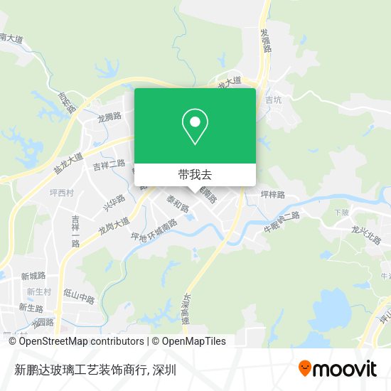 新鹏达玻璃工艺装饰商行地图