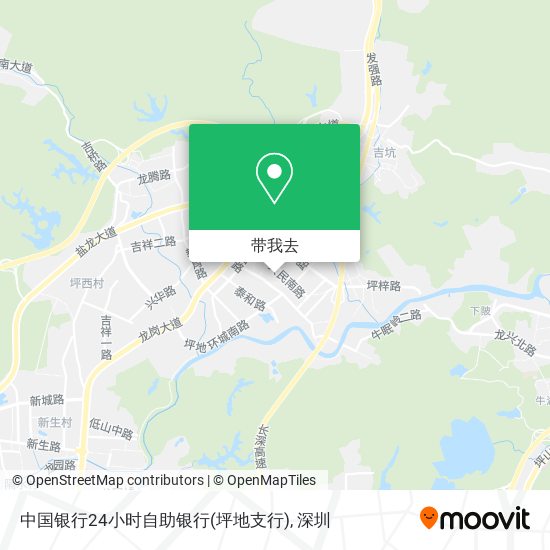中国银行24小时自助银行(坪地支行)地图